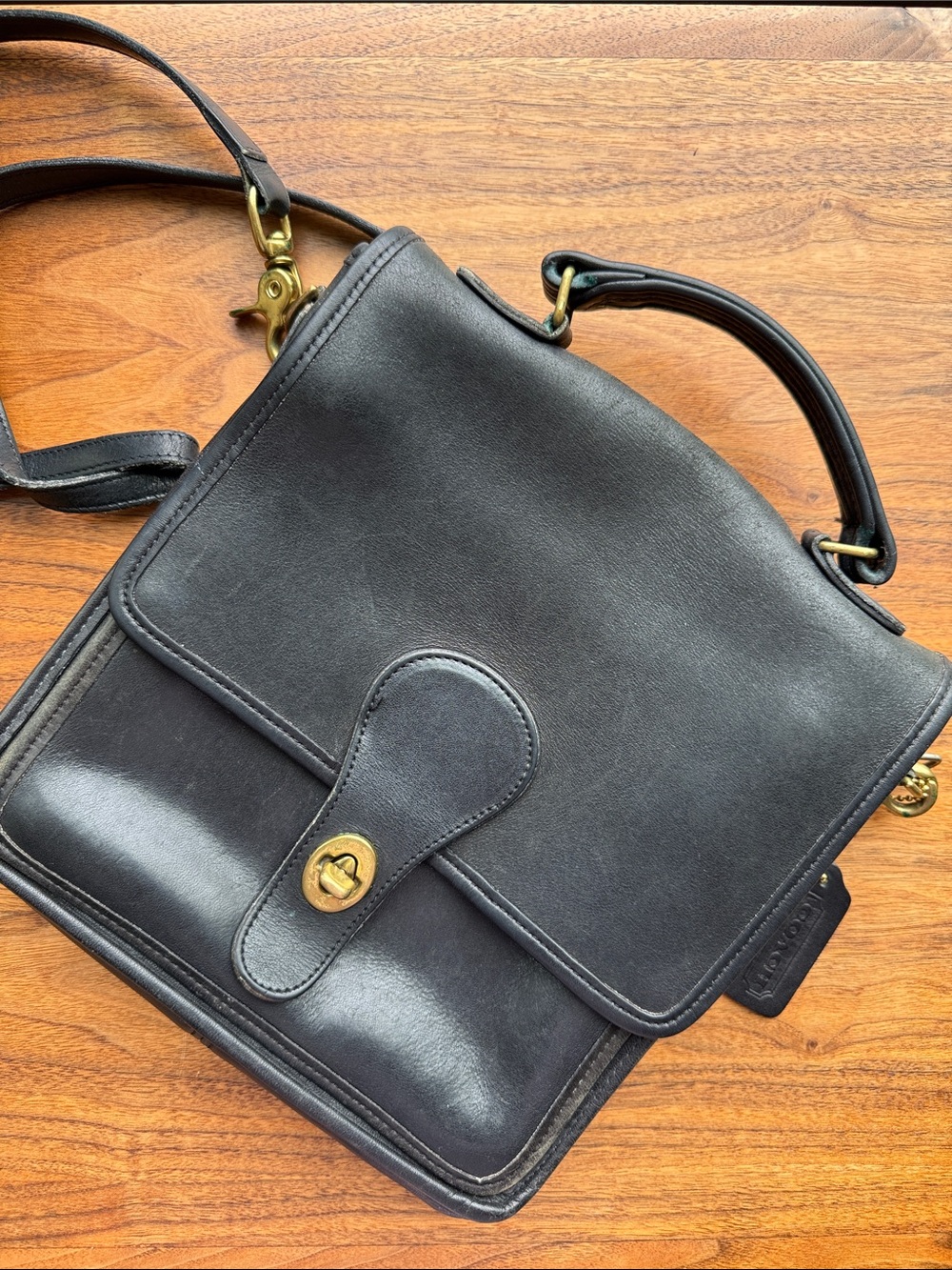 Coach 5130 Station bag Black Leather